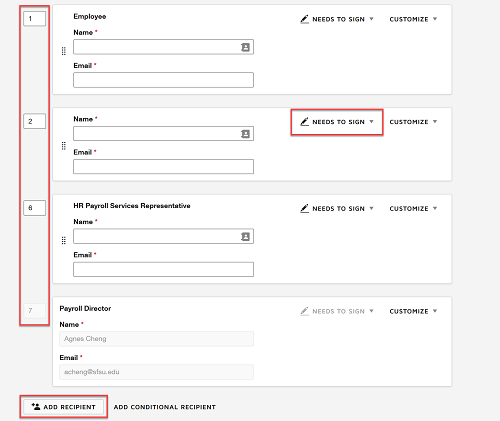 DocuSign login prompting input of email address